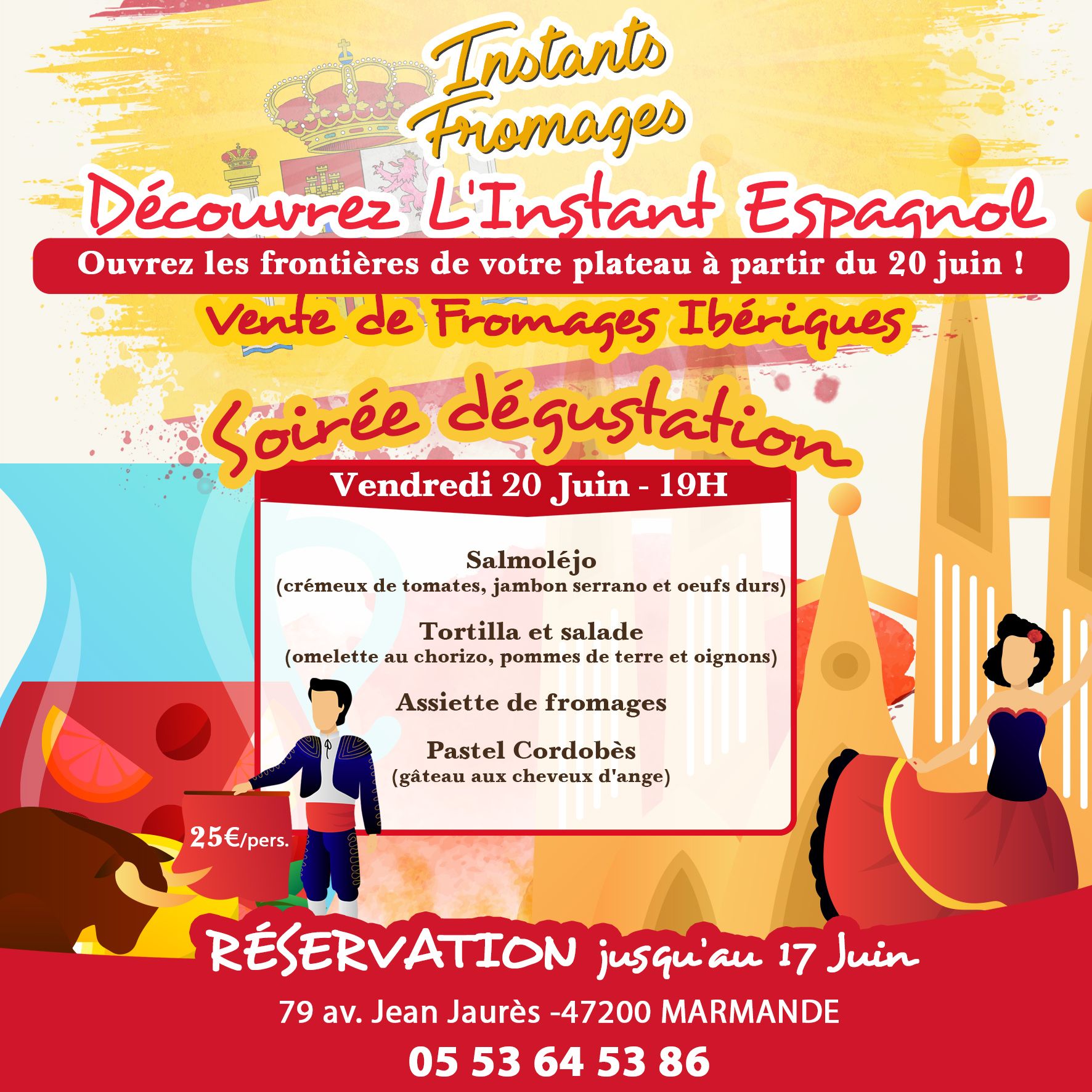 fete du fromage espagnol fromagerie instants fromage marmande
